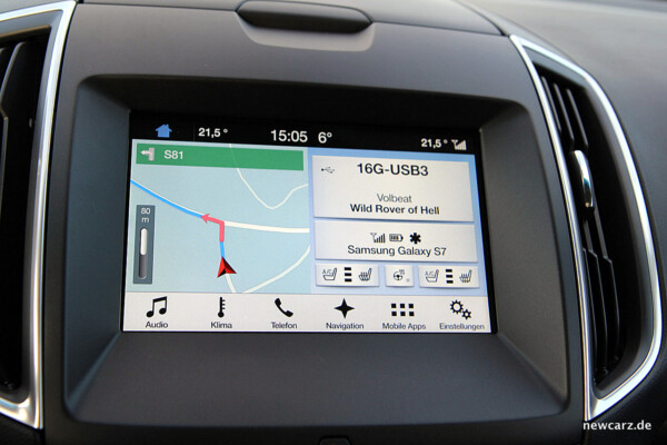 Ford Edge Bildschirm