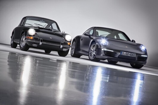 Porsche 911 Carrera 4S Coupé und Porsche 911 2.0 Coupé (Baujahr 1964)