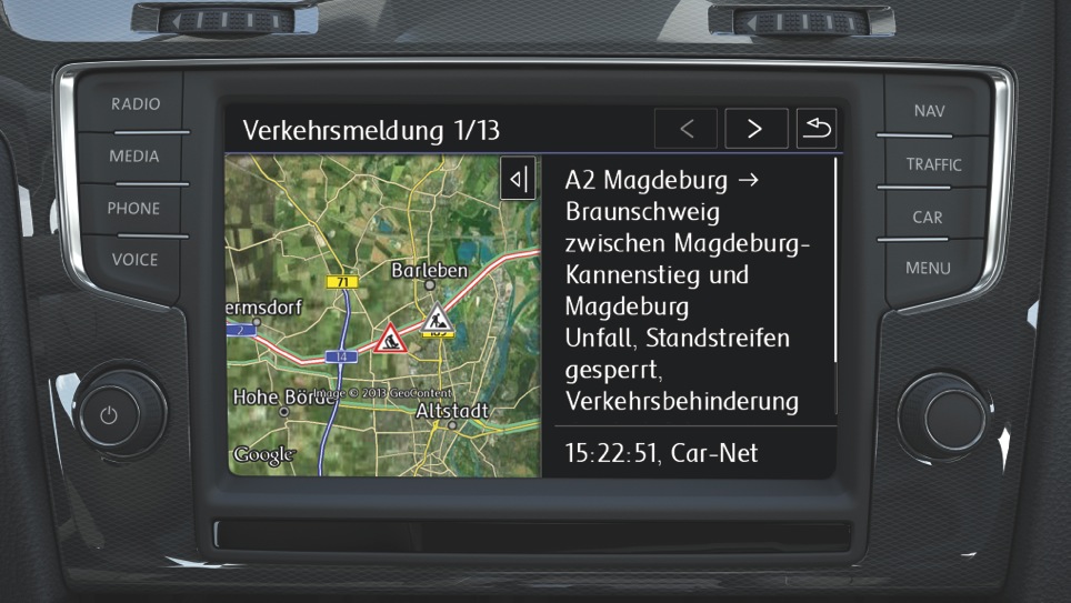 Volkswagens neuer Navigationsdienst NewCarz.de