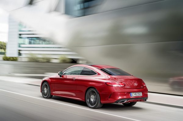 Mercedes-Benz C-Coupe schräghinten