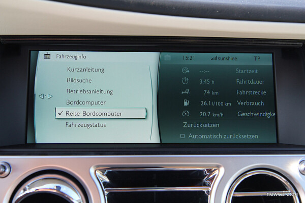 Rolls-Royce Dawn Touchscreen