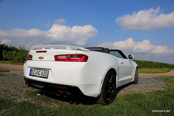 Chevy Camaro Cabriolet Dauertest offen