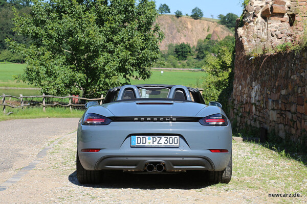 Porsche 718 Boxster S hinten