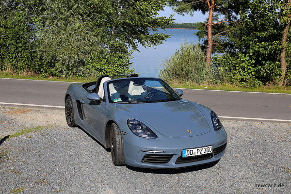 Porsche 718 Boxster S schräg oben