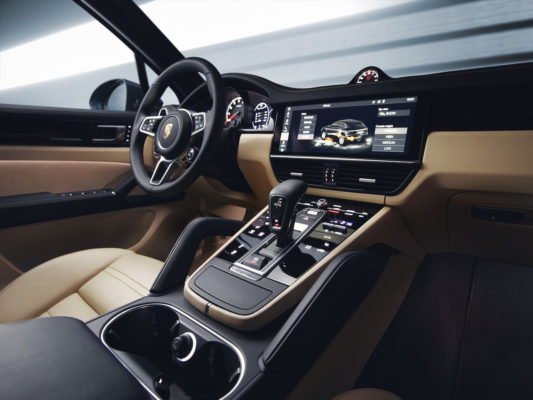 Porsche Cayenne 2018 Touchscreen