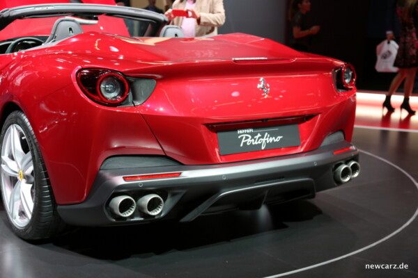Ferrari-Portofino Heckansicht