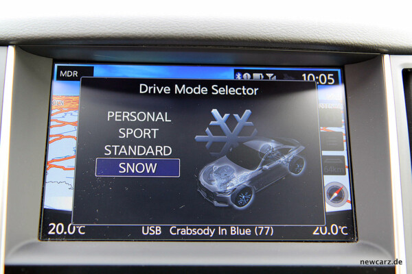 Infiniti Q60 Touchscreen.