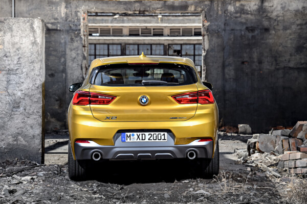 BMW X2 Heck