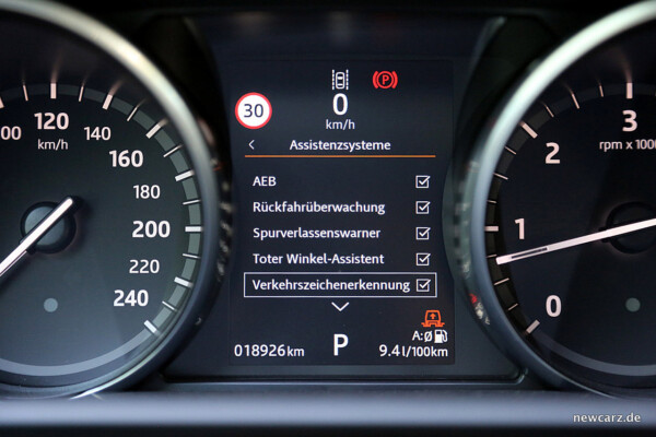 Land Rover Discovery 5 Kombiinstrument