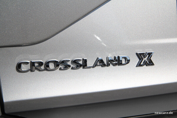 Opel Crossland X Modellbezeichnung Heck