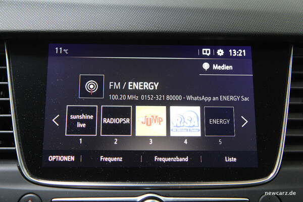 Opel Crossland X Radio