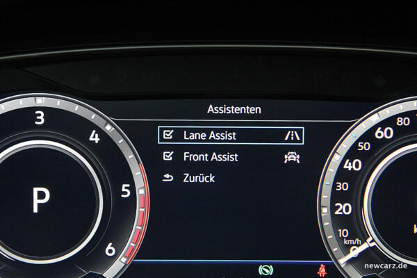 VW Golf Alltrack Variant Assistenzsysteme