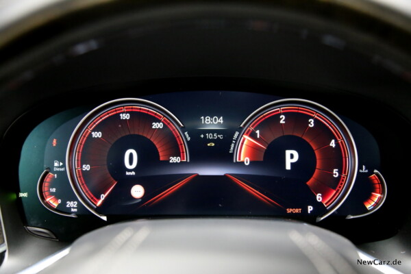 BMW 730d xDrive Sportmodus