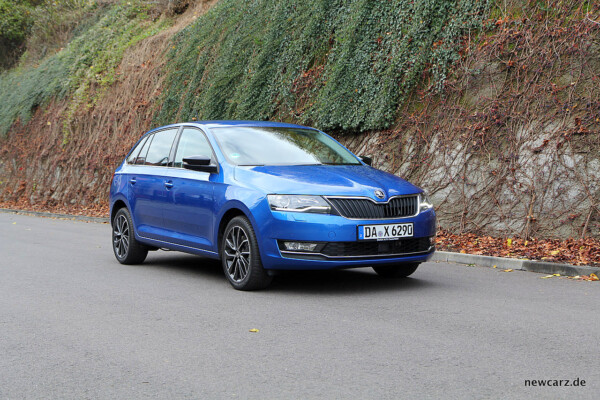 Skoda Rapid Spaceback 2017 schräg vorn