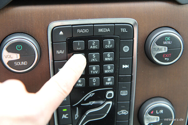 Volvo V40 Facelift Tastatur