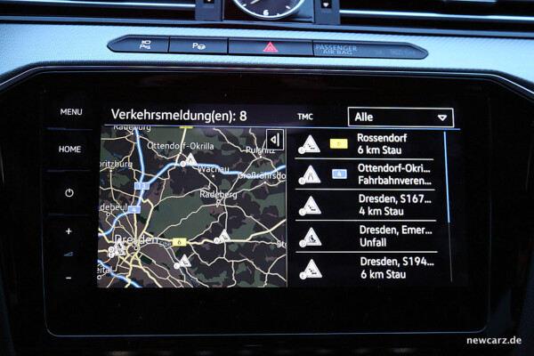 VW Arteon 4Motion Bildschirm 