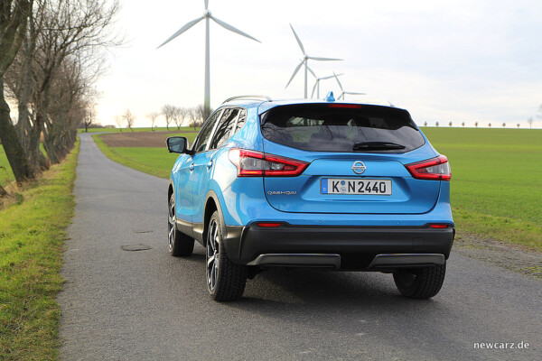 Nissan Qashqai Heckansicht