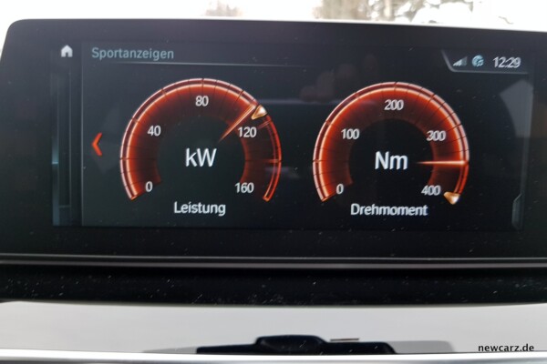 BMW 520d Sportanzeigen