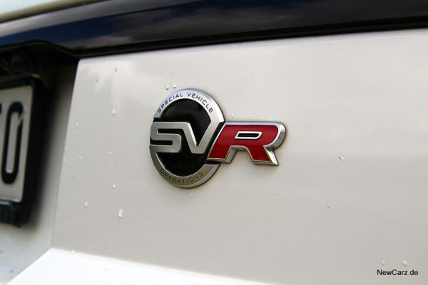 Range Rover Sport SVR Emblem außen