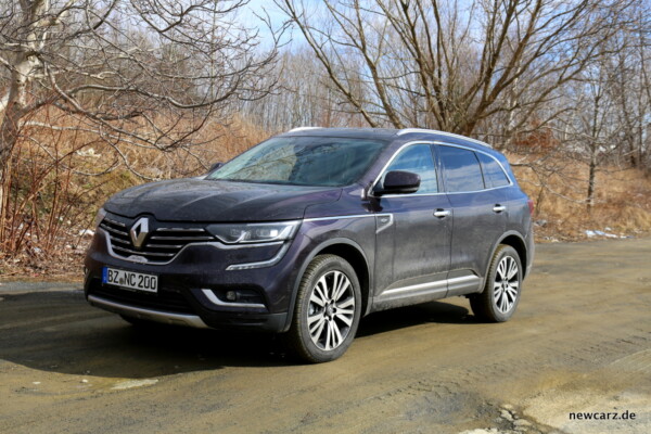 Renault Koleos Dauertest verschmutzt schräg vorn