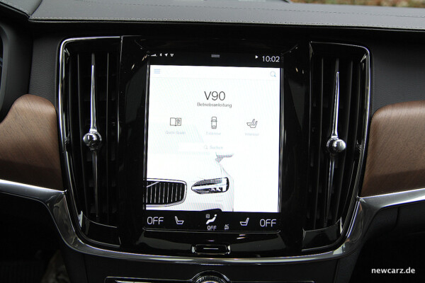 Volvo V90 T8 Twin Engine Bildschirm