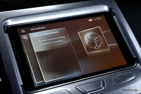 BMW Online Entertainment Touch Command