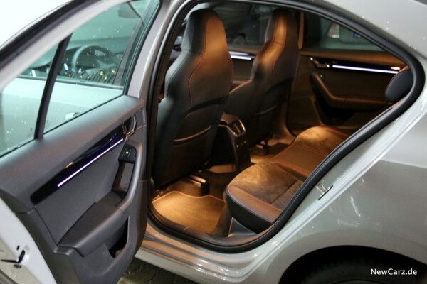 Skoda Octavia RS245 Innenraum hinten
