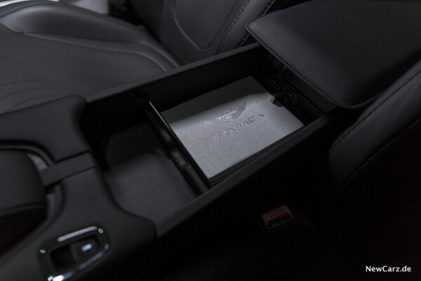 Aston Martin DB11 elektrisches Fach Mittelarmlehne