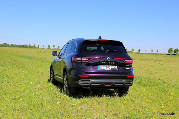 Renault Koleos Dauertest schräg hinten links