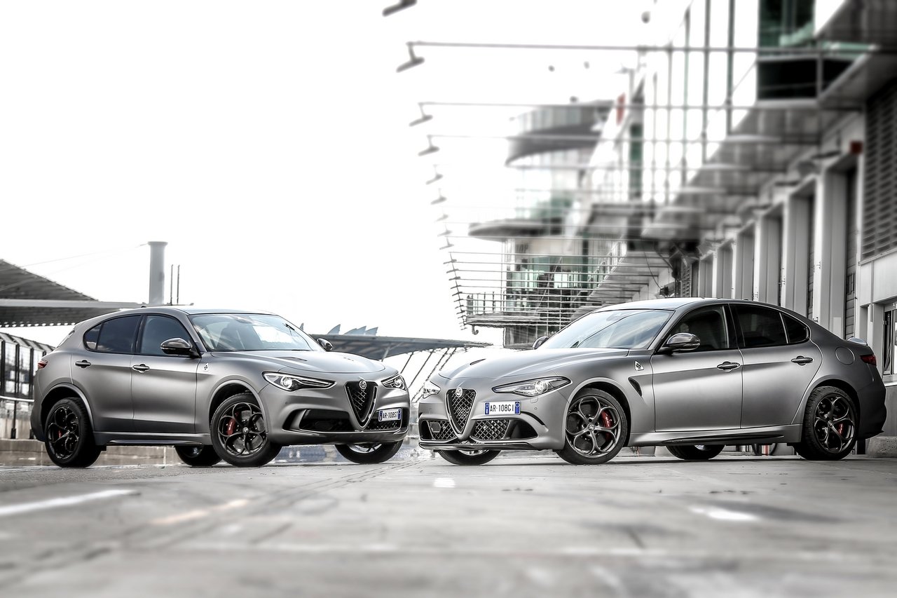 Alfa Romeo Sondermodelle im edlen Design: Alfa Romeo Giulia Quadrifoglio NRING und Alfa Romeo Stelvio NRING