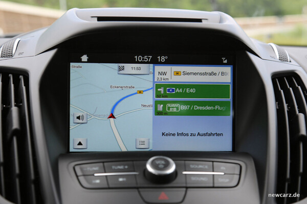 Ford Kuga Vignale Touchscreen