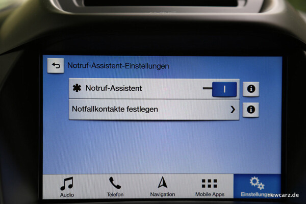 Ford Kuga Vignale Notrufassistent