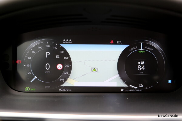 Jaguar I-Pace Instrumentendisplay 