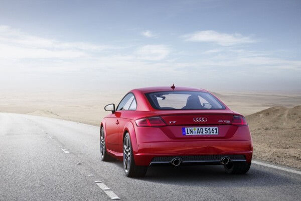 Heckansicht des Audi TT Coupés