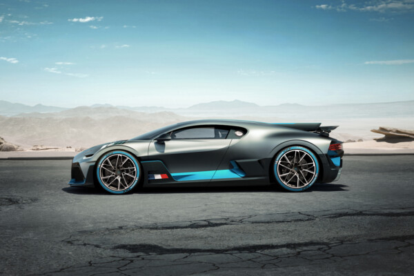 Seitenansicht des Bugatti Divo