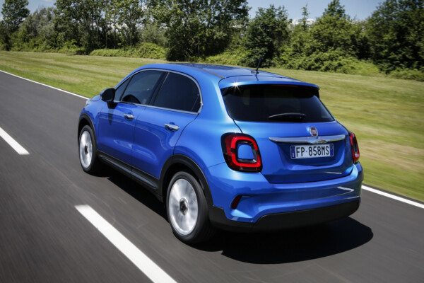 Heckansicht des Fiat 500X