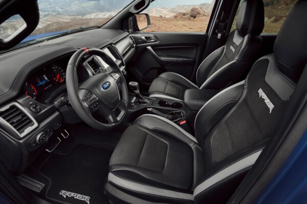 Interieur des Ford Ranger Raptor