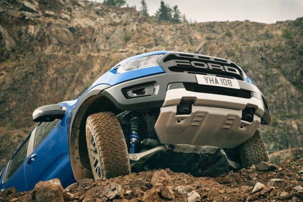 Frontansicht des Ford Ranger Raptor