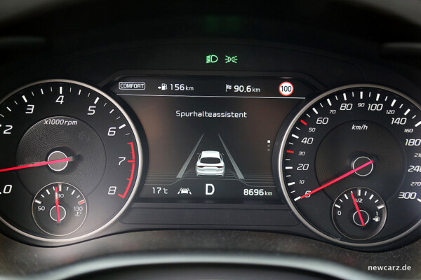 Kia Stinger GT Spurhalteassistent