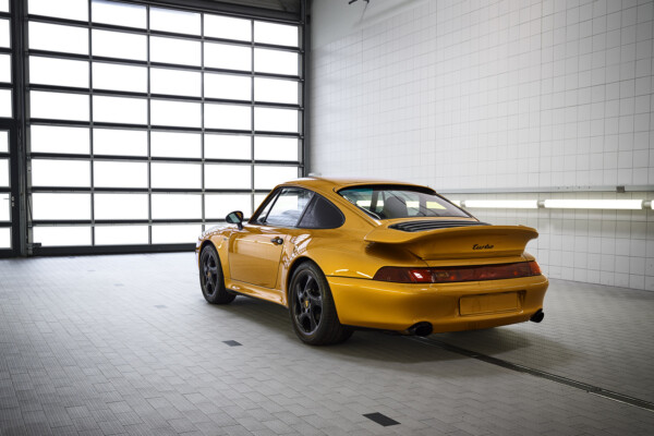 Heckansicht des Porsche 911 Turbo Typ 993