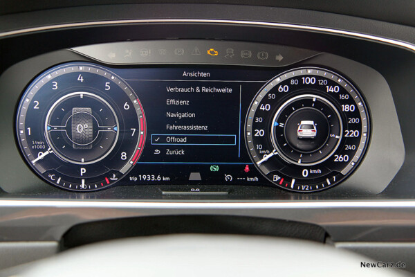 VW Tiguan Allspace Multiinfodisplay