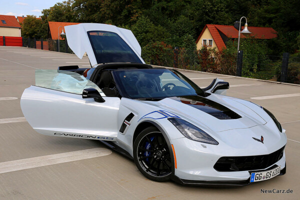 Corvette C7 Grand Sport Carbon 65 offene Türen