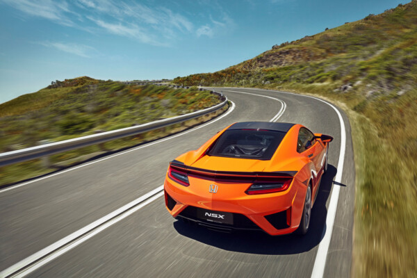 Heckansicht des Honda NSX