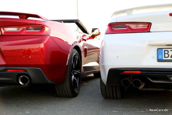 Chevrolet Camaro Abgasendrohre