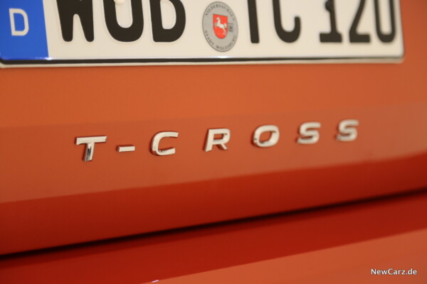 Volkswagen T-Cross Schriftzug