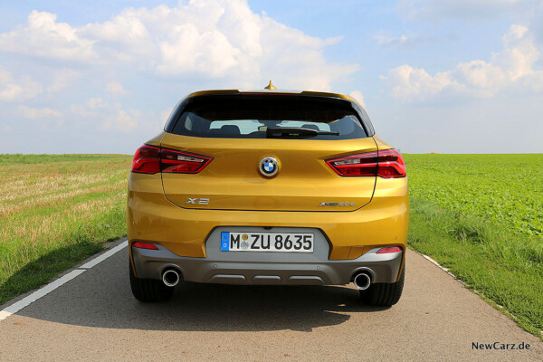 BMW X2 Heck