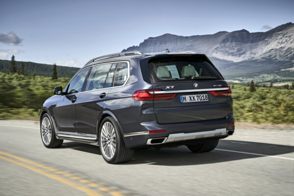 Heckansicht des BMW X7