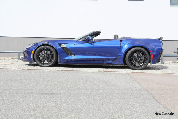 Corvette Z06 Cabriolet Seitenansicht