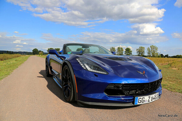 Corvette Z06 Cabriolet offen vorne