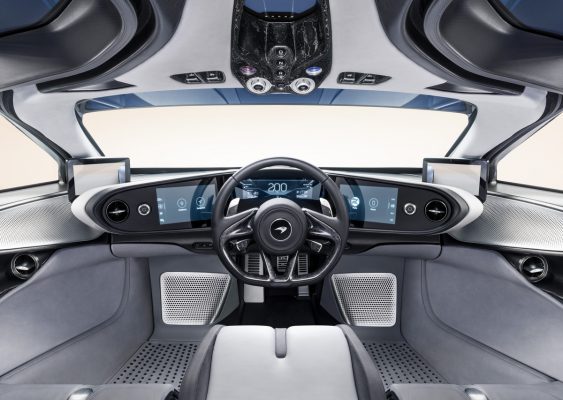 Interieur des McLaren Speedtail